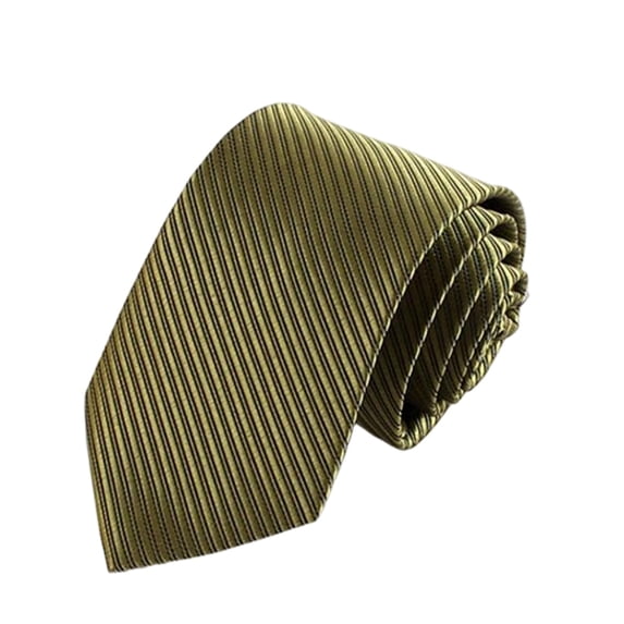 CAIVO Striped Solid Color Business Formal Tie Necktie For Wedding , Party