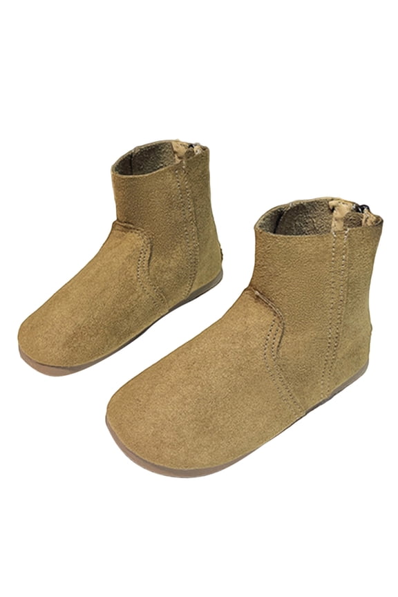 Stylish Girls Ankle Boots Fashion Versatile British Design Korean Casual Toddler Booties Everyday Wear Boho Lightweight Kids Winter Shoes