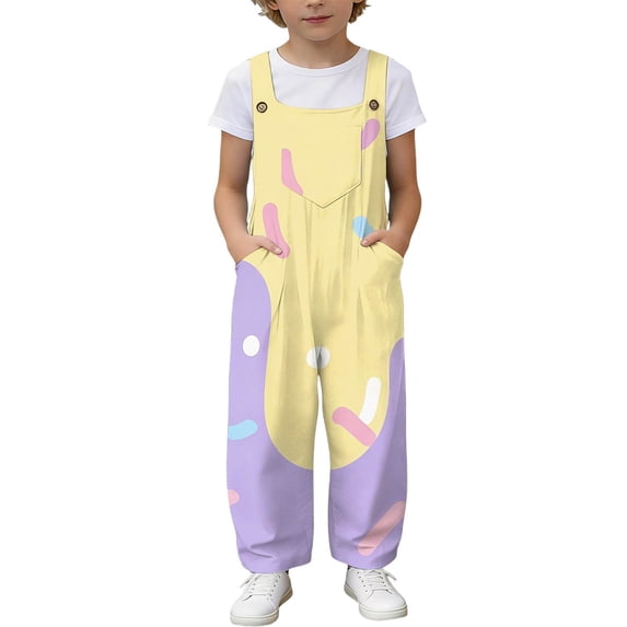 CAIVO Stylish Kids' Blend Romper With Pockets Comfortable Summer Play ...