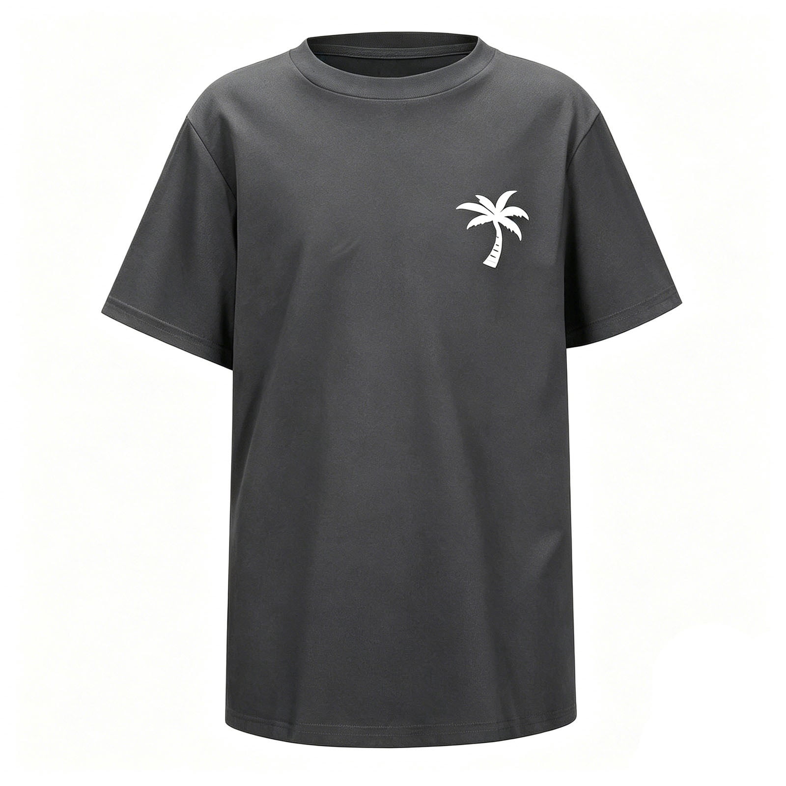 CAIVO T-Shirts Boys Girls Summer Graphic Tee Coconut Tree Prints ...
