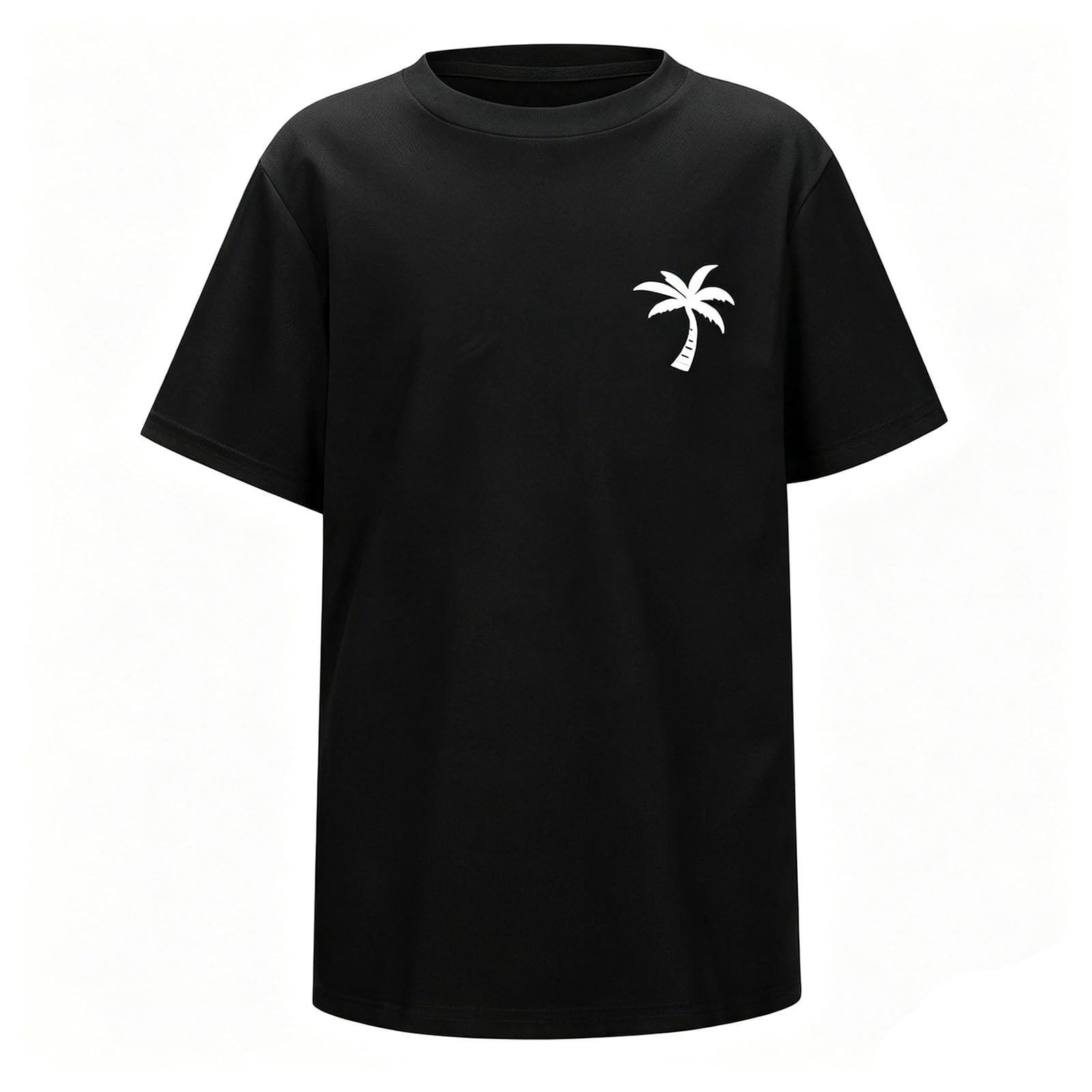 CAIVO T-Shirts Boys Girls Summer Graphic Tee Coconut Tree Prints ...
