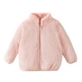 thumbnail image 1 of CAIVO Toddler Boys Girls Winter Coats Jacket Thicken Windproof Warm Outwear Long Sleeve Relaxed Fit Outerwear, 1 of 4