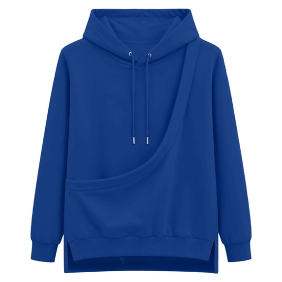 CAIVO Unisex Sweatshirt Kitten Pouch Hoodie, Winter Hooded Topst With Pocket And Pets Pouch For Cat Mom, Comfort Cat Dog Carrier Tops For Adults