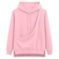 thumbnail image 1 of CAIVO Unisex Sweatshirt Kitten Pouch Hoodie, Winter Hooded Topst With Pocket And Pets Pouch For Cat Mom, Comfort Cat Dog Carrier Tops For Adults, 1 of 6