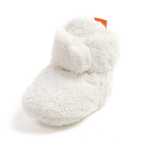 CAIVO Warm Winter Baby Shoes First Soft Sole Sneakers Cozy Warm Toddler Booties For Boys Girls Kids Relaxed Fit Shoes Solid Color Footwear