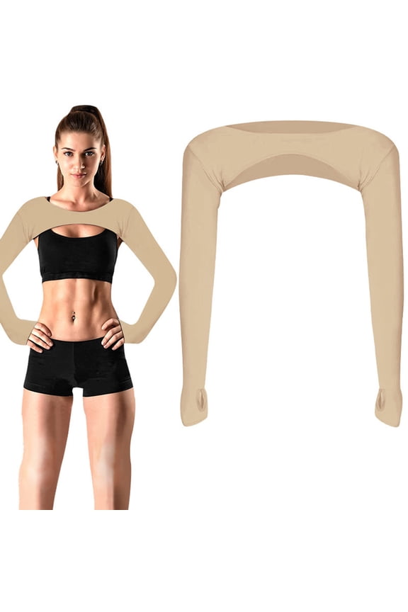 Women Detachable Sleeves Outdoor Activities Solid Color Cycling High Elasticity Breathable Sports Arm Covers For Spring Summer And Fall