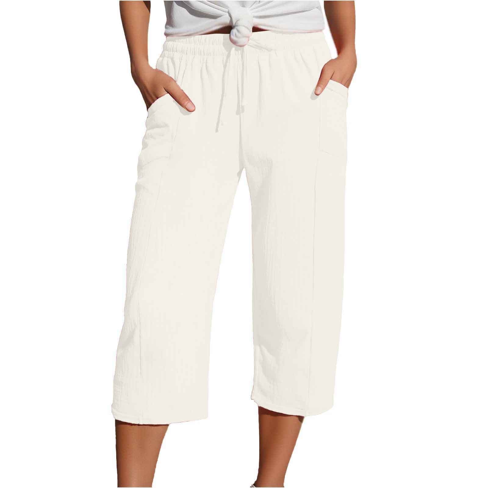Casual  Solid Color Straight Leg Pant