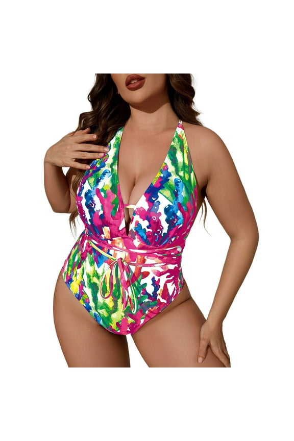 Women Swimwear New Large Swimsuit Bikini Plus Size Swimsuit Brazilian Beach Vacation Summer Swim Wear