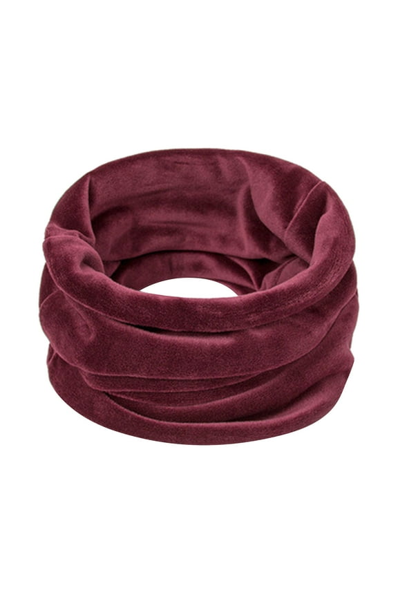 Women Winter Ski Neck Protector Female Autumn Winter Gold Velvet Windproof Neck Protector Neck Scarf Thickened Windproof Collar Scarf Vintage Shawls Wraps