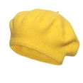 thumbnail image 1 of CAIVO Women's Beret Hats French Style Wool Cap Adult Autumn Winter Warm Hat Solid Color Winter Hat for Women, 1 of 3