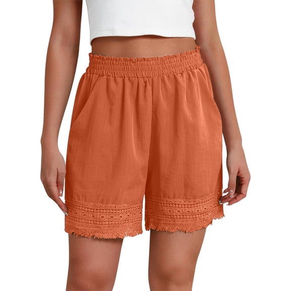 CAIVO Women's Shorts Versatile Loose Fit Casual Wear Daily Summer Fall Activities For Comfortable Relaxation Shorts Relaxed Fit Dailywear