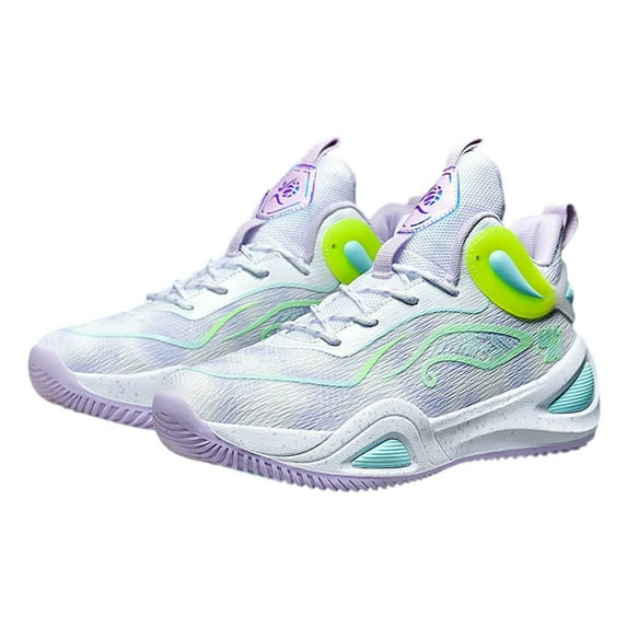 CAIVO Youth Sneakers Girls Versatile Basketball And Running Shoes For Students For Concrete Court Play And Athletic Performance Kids Classic Shoes Solid Color Footwear