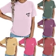 thumbnail image 1 of CAIXAI Maternity Summer Clothes Oversized Nursing T-Shirts for Breastfeeding with Hidden Zipper Loose Fit Raglan Short Sleeve Maternity Tops, 1 of 5