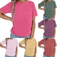 thumbnail image 1 of CAIXAI Maternity Summer Clothes Oversized Nursing T-Shirts for Breastfeeding with Hidden Zipper Loose Fit Raglan Short Sleeve Maternity Tops, 1 of 5