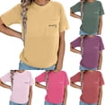 thumbnail image 1 of CAIXAI Maternity T Shirts Women's Oversized Nursing Breastfeeding Shirts with Hidden Zipper Maternity Short Sleeve Nursing Tees, 1 of 5