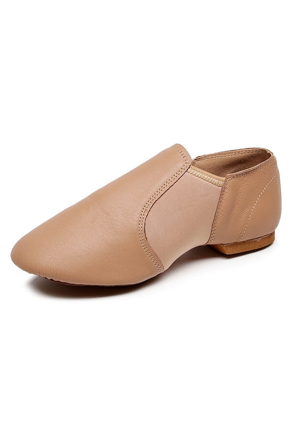 CAIXAI Mesh Flats For Women Womens -On Jazz Dance Shoes Soft Sole Leather Casual Practice Footwear for Indoor Training
