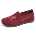 thumbnail image 1 of CAIXAI Walking Shoes with Wide Width Wide Toe Box Shoes Women Casual Mesh Knitted Woven Women Sock Sneakers Slip-On Arch Support Mary Jane Flats Women Hands Free Workout Gym Shoes, 1 of 8