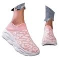 thumbnail image 1 of CAIXAI Wide Toe Box Sneakers Women Adjustable Upper Women's Fashion Sneakers Comfortable Slip-On Women's Walking Shoes Knit Upper Embroidery Mary Jane Flats Women Hands Free Sports Shoes, 1 of 8