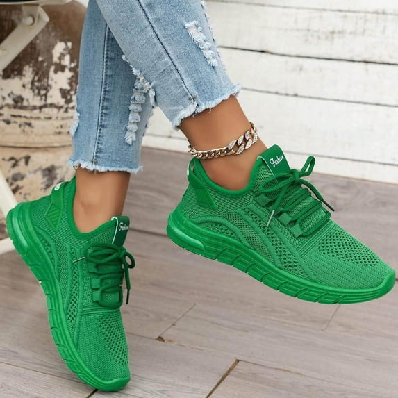 CAIXAI Wide Toe Box Sneakers Women Arch Support Womens Casual Sneakers Lightweight Non- Sole Women's Walking Shoes Mesh Knitted Woven Mary Jane Shoes Women Hands Free Barefoot Shoe