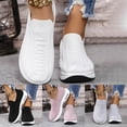 thumbnail image 1 of CAIXAI Womens Walking Shoes Orthopedic Dress Sneakers Women Lightweight Mesh Knitted Womens Sneakers Size 8 Non- Sole Adjustable Upper Platform Mary Janes Hands-Free Sock Shoe, 1 of 8