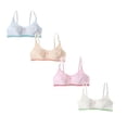thumbnail image 1 of CAIXIA 4 Pack Training Bras for Girls Vest Stretch Straps Crop Seamless Cami Sports Bralettes Bra for Teens, 1 of 7