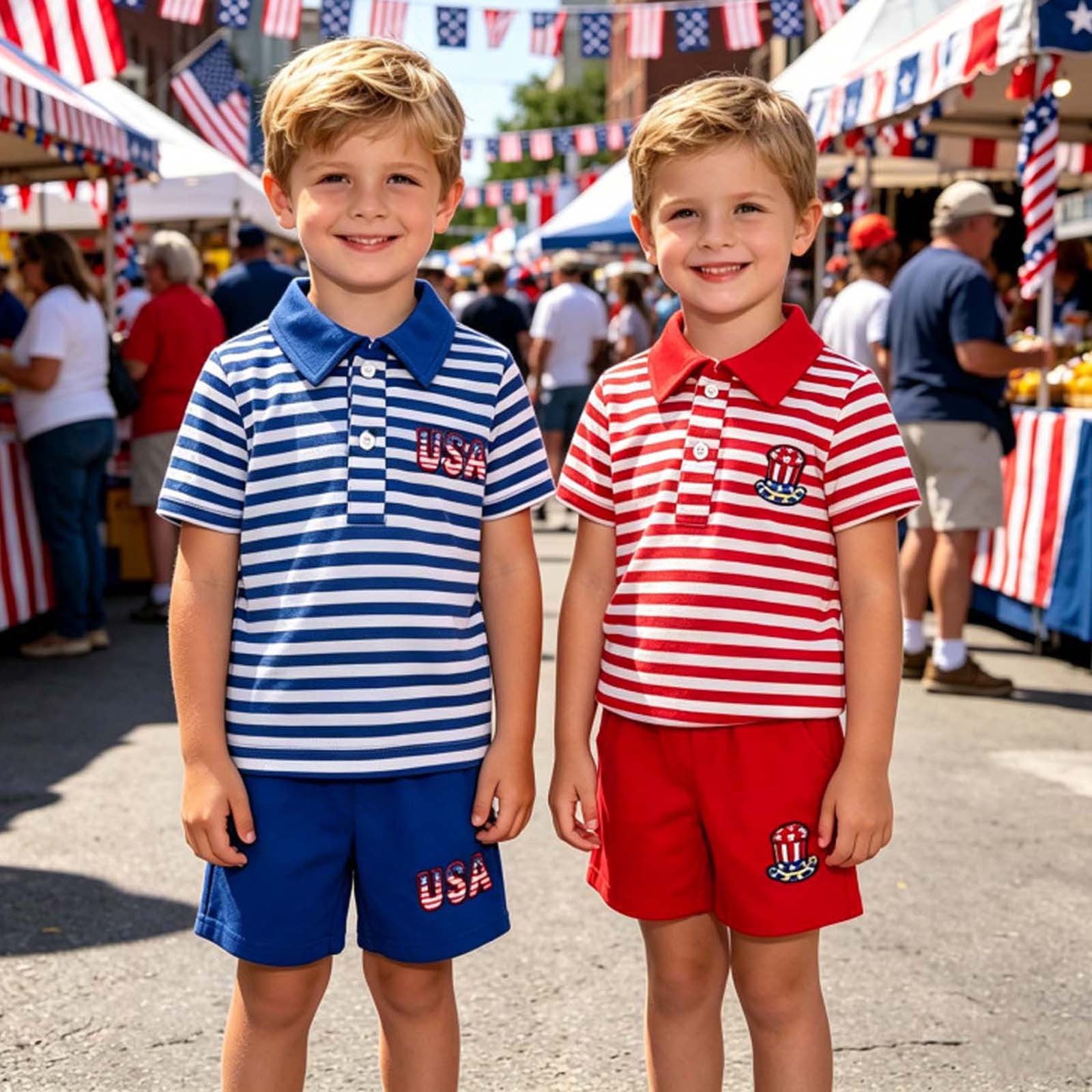 CAIXIA 4th Of July Baby Girl Outfits 250th Anniversary Flag Toddler ...