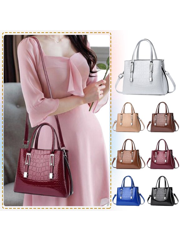 Anti Theft Crossbody Bag Womens Womens Bright Stone Pattern Fashion Handbag, Stylish Daily Shoulder Crossbody Messenger Purse