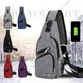 thumbnail image 1 of CAIXIA Antitheft Crossbody Bags For Women Multi-Functional Colorful USB Charging Sling Chest Bag, Business Leisure Travel One Shoulder Crossbody Purse, 1 of 8
