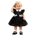 thumbnail image 1 of CAIXIA Baby Halloween Outfit Girl Ruffle Backless Tutu Romper Dress Bow Detail Party Wear 0-24M, 1 of 8