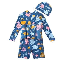 CAIXIA Baby Swimsuit Boy Toddler Swim Vest, Kids Float Jacket with Adjustable Strap, Child Swimming Pool Vest for Swimming Learning,Blue