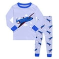 thumbnail image 1 of CAIXIA Boys Pajamas Cotton Long Sleeve Top and Pants,2 Piece Pajama Set,2-3 Years,z-Blue-20, 1 of 3