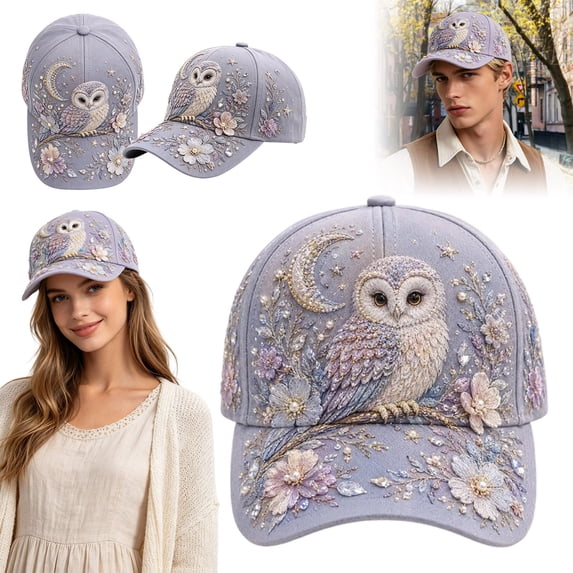 CAIXIA Cow Print Hat Highland Cow Baseball Cap Adjustable Embroidered Hat Gifts for Men Women Mom Dad Trucker,55-60CM