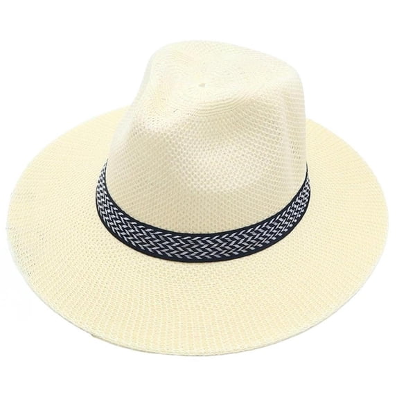 CAIXIA Crochet Ruffle Straw Hat for Women, Hand Woven Breathable Summer Cap, Lightweight Fashion Beach Outdoor Sun Headwear