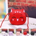 thumbnail image 1 of CAIXIA Crossbody Fanny Packs For Women Kids Cute Cartoon Mini Cat Coin Purse, Single Shoulder Messenger Crossbody Bag For Children, 1 of 8