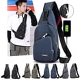 thumbnail image 1 of CAIXIA Crossbody Fanny Packs For Women Lightweight Nylon Layer Fashion Crossbody Bag, Sport Running Hiking Casual Daily Shoulder Messenger Purse, 1 of 7