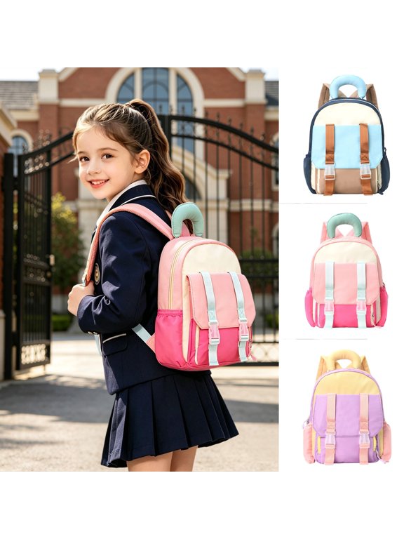 Cute Backpack Large Capacity with Pockets Cute School Supplies Fishing Backpack Kawaii Bookbags Travel / Vacation / Beach