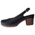 thumbnail image 1 of CAIXIA Cute Sandals For Women Women Summer Casual Sandals with Buckle Strap Comfortable Square Heel Open Toe Beach Footwear,Black, 1 of 7