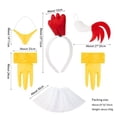 thumbnail image 1 of CAIXIA Easter Bunny Toddler Tutu Funny Kids Bunny Rabbit Set Ears Headband Tutu Dress Up For Girls Easter Gifts For Kids, 1 of 4