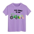 thumbnail image 1 of CAIXIA Easter Shirts Bunny Tshirt Kids Bunny Toddler Girl Shirts 2t Lightweight Crew Neck Funny Short Sleeve Toddler Girl Tops Tee Birthday Gifts Kids Clothing 3-4 Years, 1 of 4