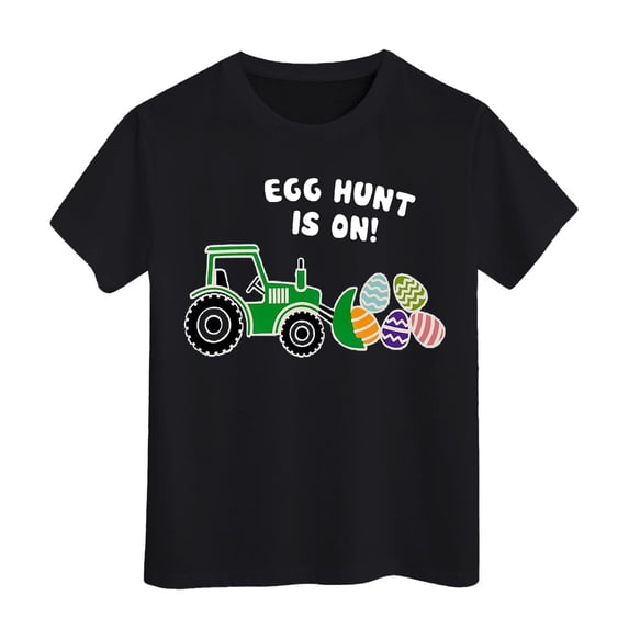 CAIXIA Easter Shirts Girls Tshirt Cute Bunny 4t Shirts Girls Comfort Crewneck Short Sleeve Tshirts Girl Tops Size 8 Basic Tee Birthday Girl Summer Clothes 12-13 Years