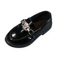 thumbnail image 1 of CAIXIA Girls Mary Jane Dress Shoes Platform Loafers School Uniform Chunky Heel Closed Toe Flats Back To School, 1 of 8