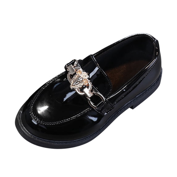 CAIXIA Girls Mary Jane Dress Shoes Platform Loafers School Uniform Chunky Heel Closed Toe Flats Back To School