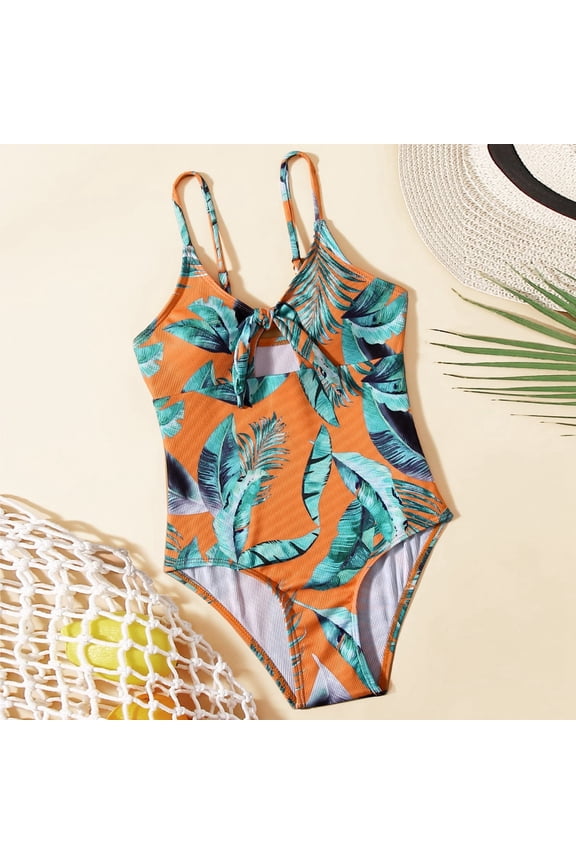 Girls One Piece Swimsuit Drawstring Bottoms Girls Bathing Suits Contrast Trim Bow Back Ruffle Ruched Girls Swimsuit Sparkly Girls' Swimwear,9-10 Years