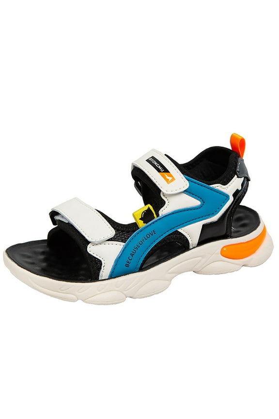 Girls Shoes Breathable Open Toe Sports Sandals For Girls Flexible Sole Beach Play Shoes,13