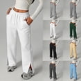thumbnail image 1 of CAIXIA Girls Sweatpants Baggy Barrel Pants Wide Leg Drawstring Open Bottom Casual Sweat Pants with Pockets, 1 of 9