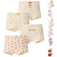 thumbnail image 1 of CAIXIA Girls Underwear Size 8 Girls Underwear Soft Breathable Everyday Panties Comfortable Cartoon Print Briefs For Toddler Teen 4PCS,3-4 Years, 1 of 4
