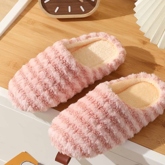 CAIXIA House Slippers for Women Memory Foam Arch Support Wide Widths Lined Non-Skid Print Cute Soft House Slippers for Indoor Outdoor Gifts for Women