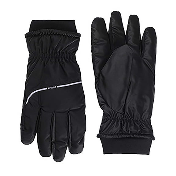 CAIXIA Insulated Gloves For Women Winter Thermal Touchscreen Gloves for Adults Insulated Cold Weather Water Skiing Sports Warm,Black