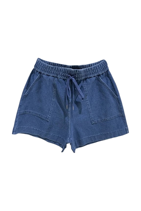 Jean Shorts Womens Low Waisted Mid Rise Denim Shorts Casual Bermuda Shorts Ripped Rolled Vintage Patch Pocket Jeans Shorts Jorts Women,XXL