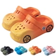 thumbnail image 1 of CAIXIA Kids Clogs Girls Girls Summer Casual Sandals For Toddlers Lightweight Breathable On Beach Shoes With Cartoon Car Design For Outdoor Play,Blue, 1 of 4